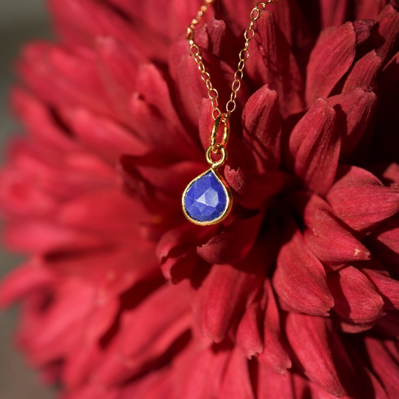 ラピスラズリの天然石ネックレス（Silver925／14kgf） アクセサリー