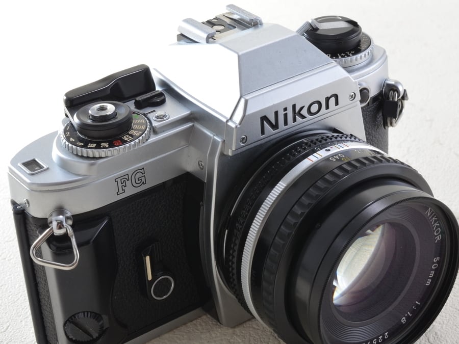 Nikon FG / Ai-s Nikkor 50mm F1.8 パンケーキレンズ カニ爪無し Nikon FG / Ai-s Nikkor 50mm F1.8 パンケーキレンズ カニ爪無し
