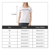 Women's All-Over Print T shirt Neon 4515