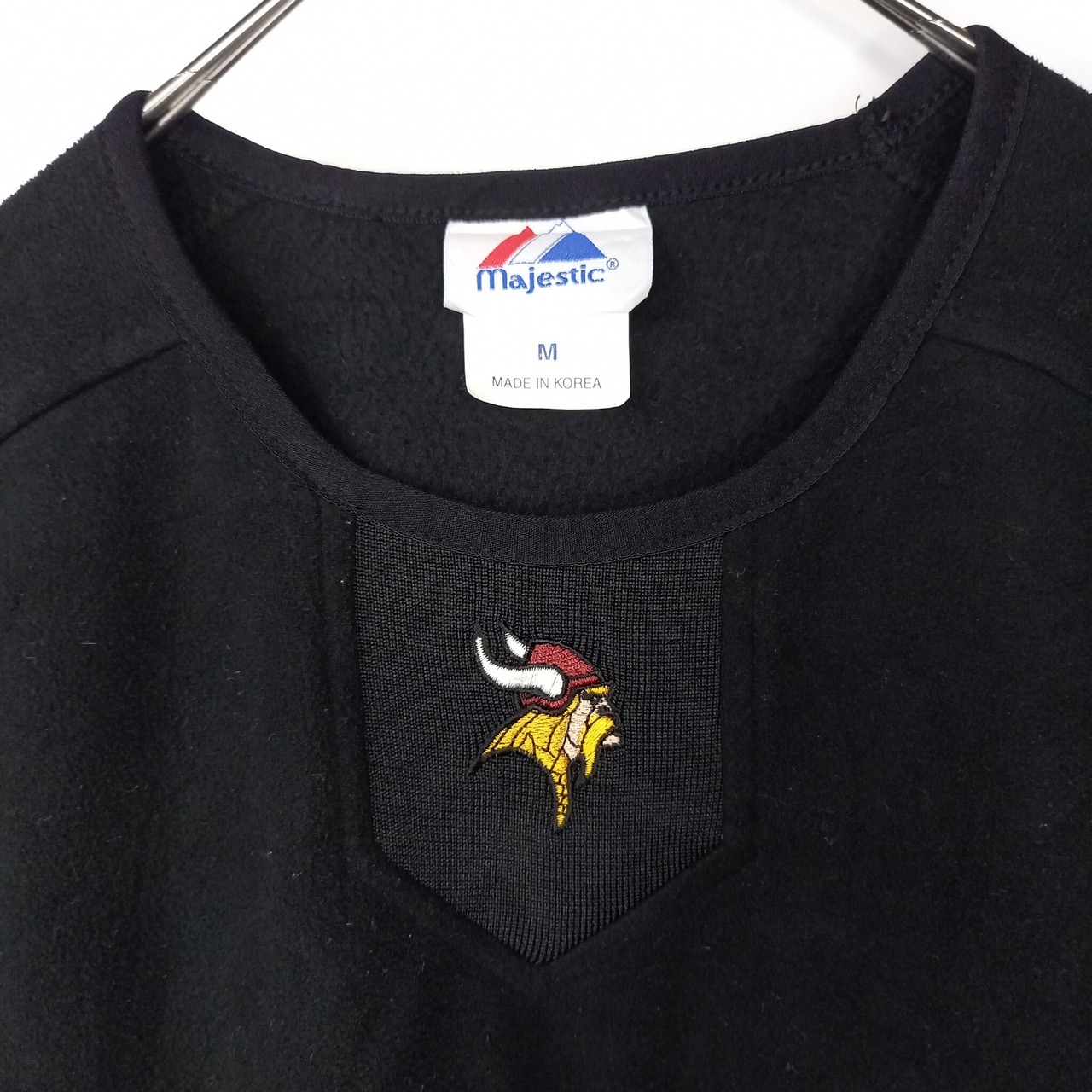 マジェスティック　NFL　フリース　トレーナー　プルオーバー　バイキングス　起毛