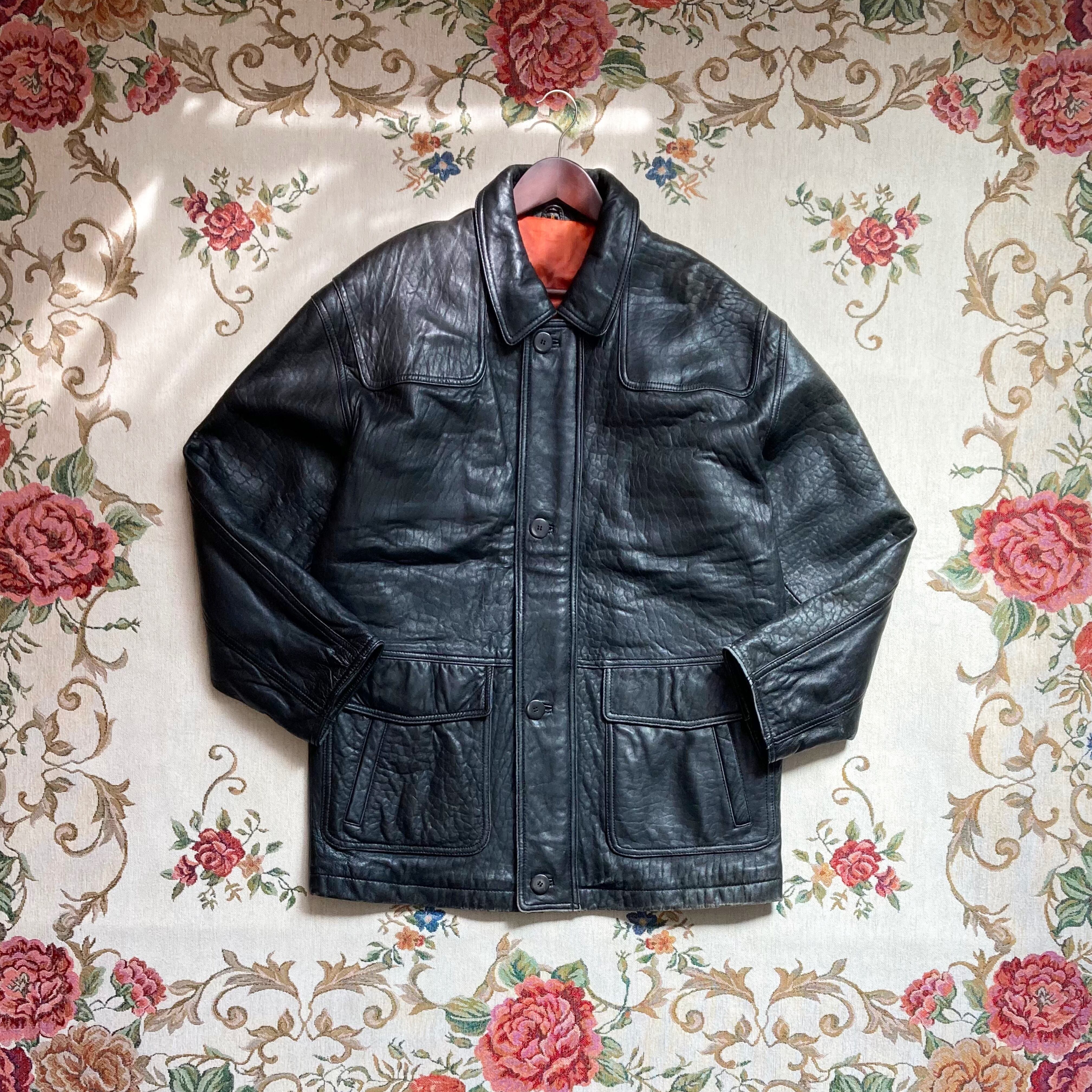 KOREA vintage lamb leather jacket
