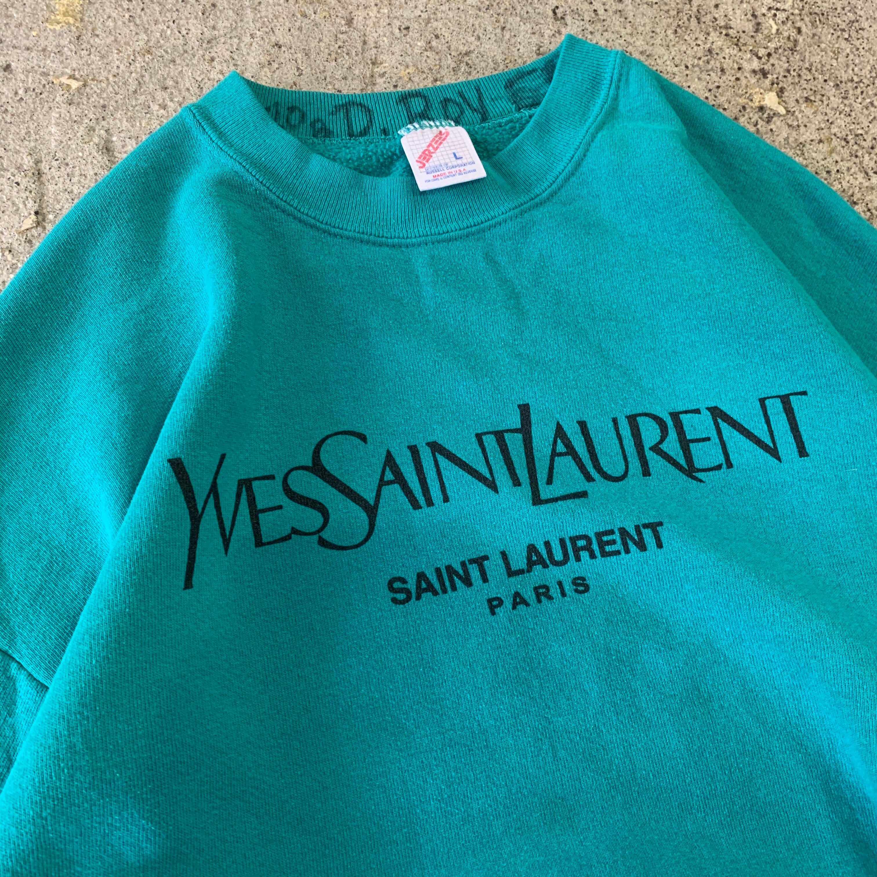 90s bootleg YEVS SAINT LAURENT sweat | What’z up powered by BASE