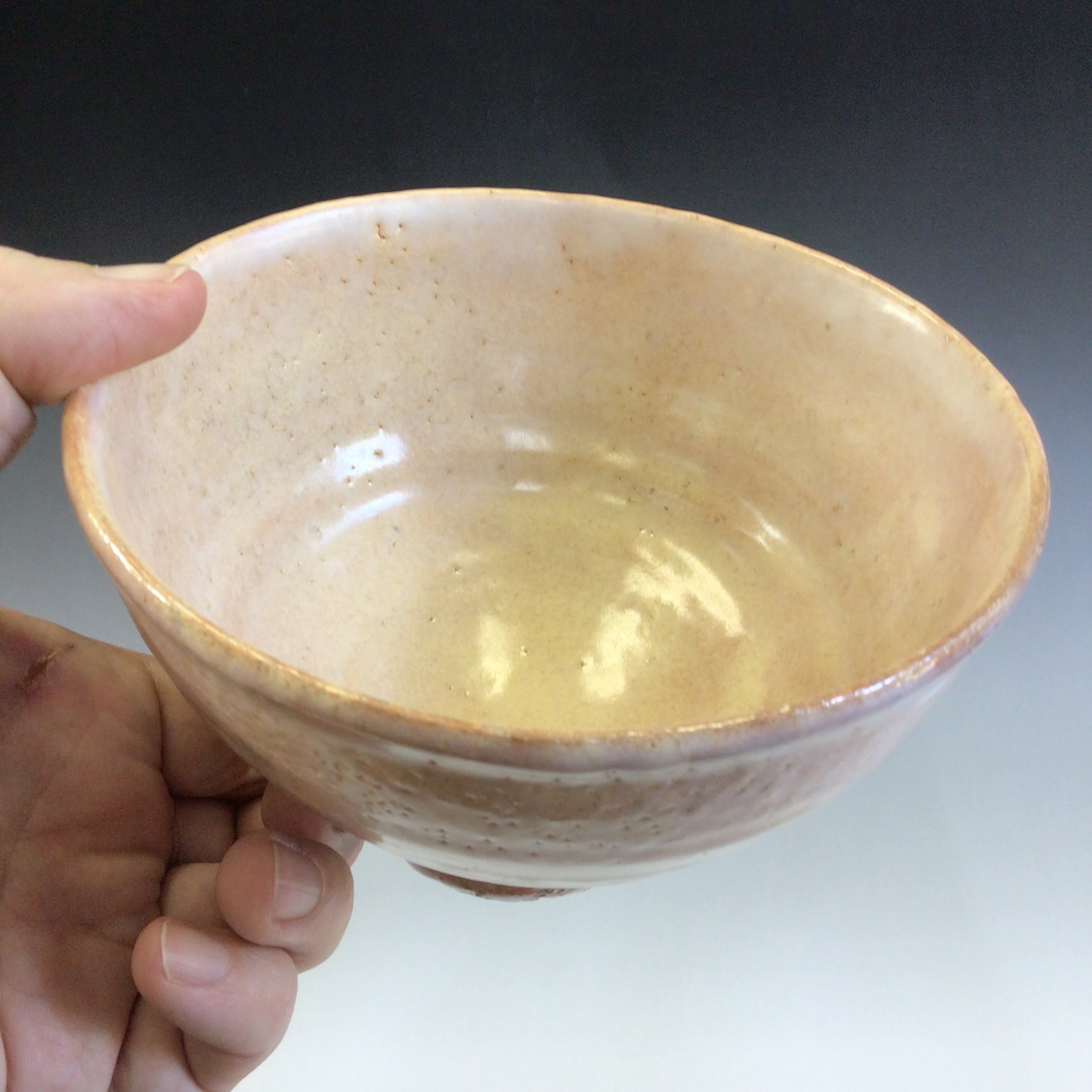 茶盌 井戸 粉引き 琵琶色 | PAY ID