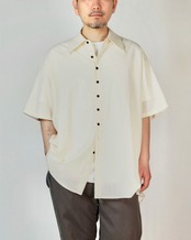 kujaku - cotton air Layer ahirt：white