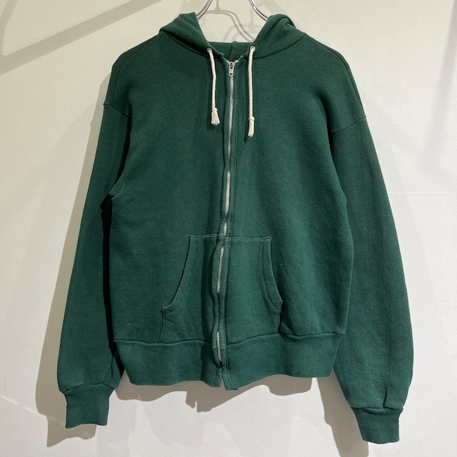 70s Zip Hoodie 70年代 ジップフーディー グリーン ヴィンスウェ パーカー