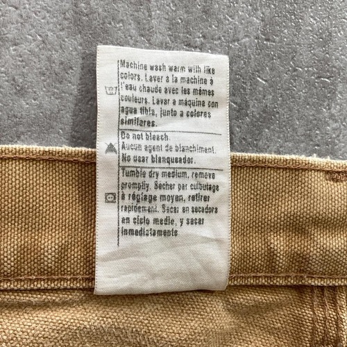 00s 襤褸 ブラウン ダブルニー Carhartt B130 31×32 詳細写真11