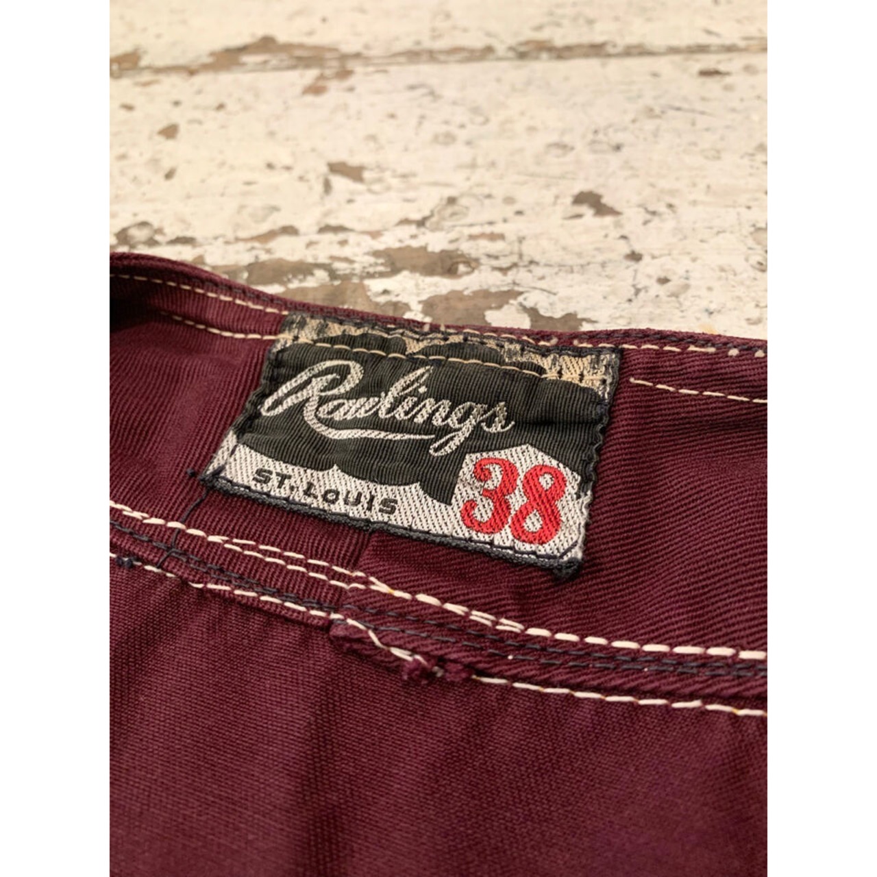 50s RawLings BASEBALL SHIRT Size 38_4