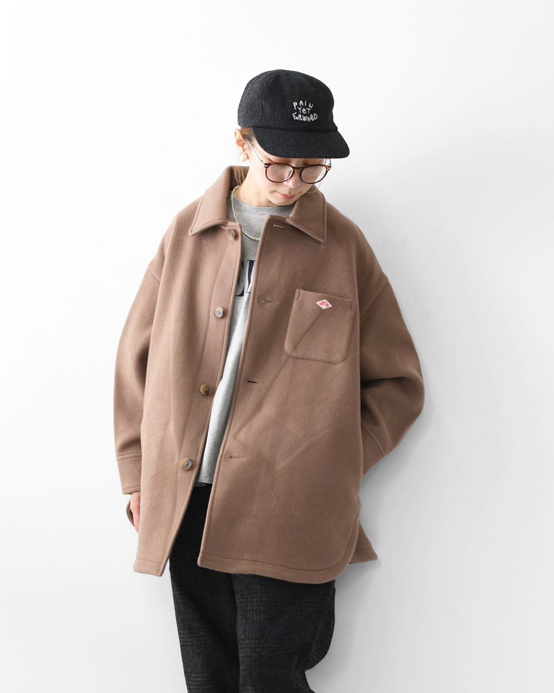 DANTON [ダントン] WOOL MELTON SHIRT BLOUSON [DT-A0710MEW] ウール