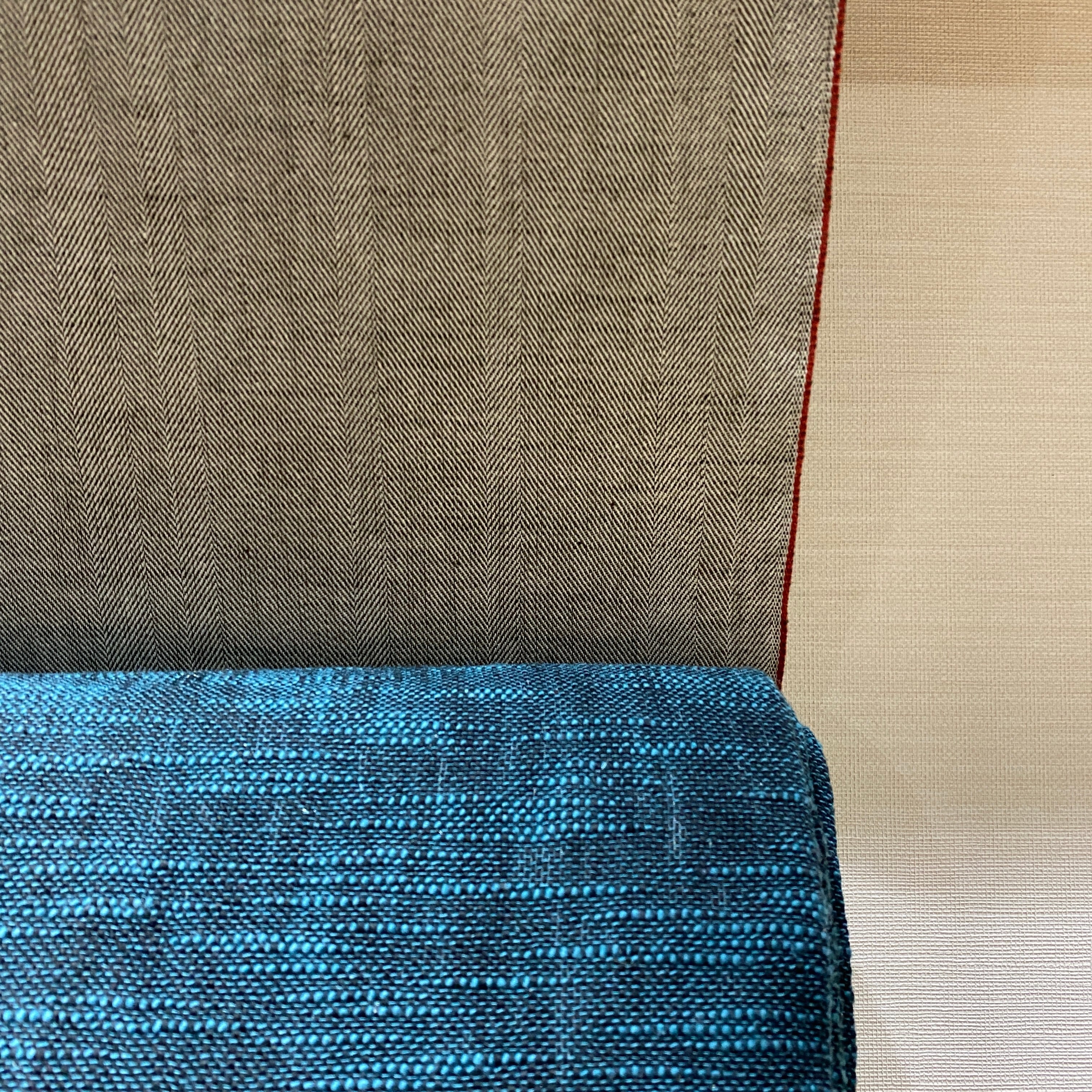 片貝木綿お誂え 片貝木綿 星屑格子 紺（ご予約受注品） | カジュアル着物