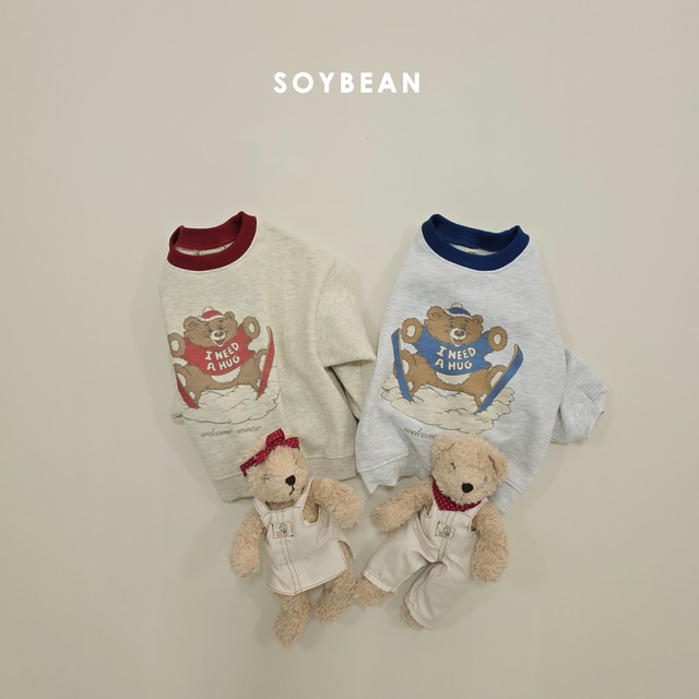 スキー起毛トレーナー 【soybean】