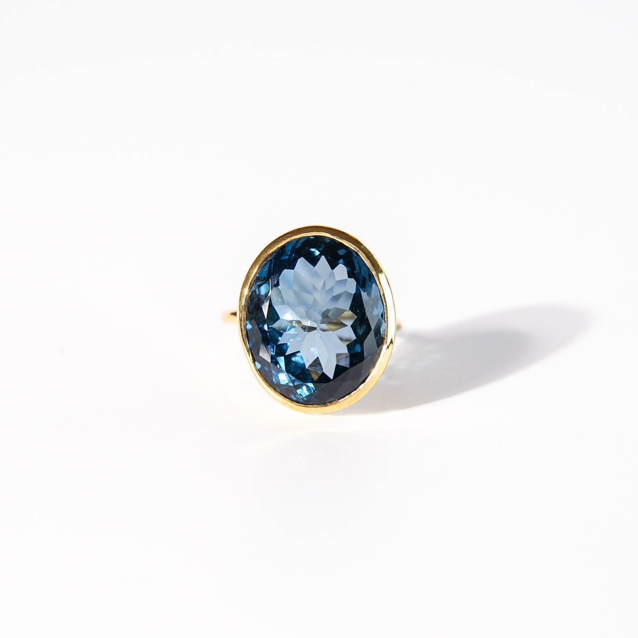 【14号】ロンドンブルートパーズ リング（グラン）