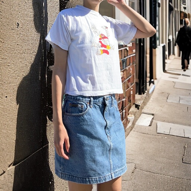 【LADIES】 vintage Calvin Klein denim skirt