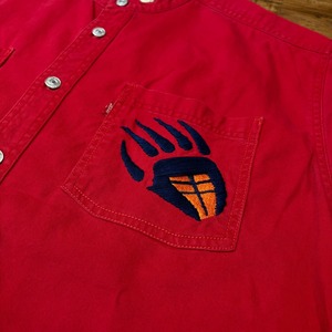 ナスングワム【Nasngwam】Indian motif Denim Shirt　Lサイズ