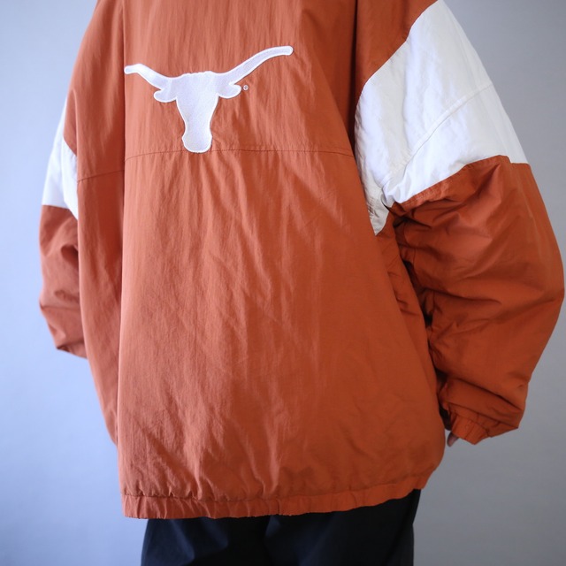 "STARTER " Texas Longhorns nylon pullover half-zip jacket