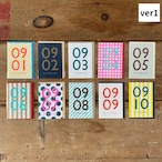 ギフトカード | Letterpress Letters, (レタープレスレターズ)370 Find Your Day - September 9月