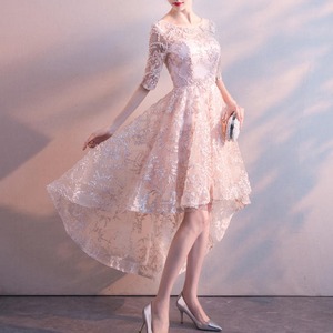 ★送料無料★9号(M)☆立体刺繍フィッシュ－テ－ルパ－ティ－ドレス(OPN3296)