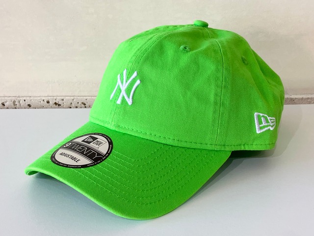 NEW ERA NEW YORK YANKEES 9TWENTY MLB MINI LOGO (LIME GREEN)