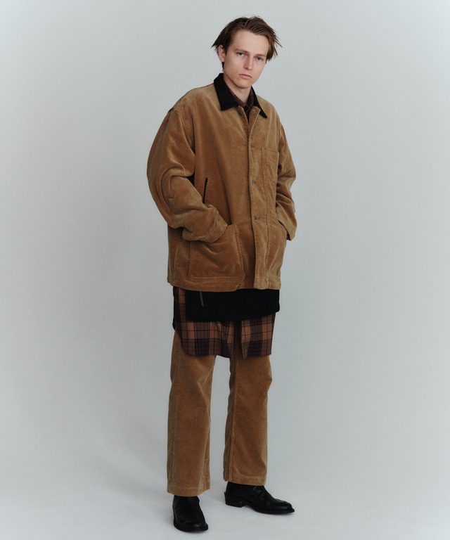 MATSUFUJI /M263-0103B / CONNECTED POCKETS CORDROY JACKET(BEIGE)