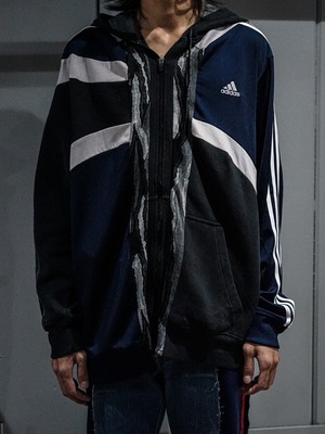 【add (C) vintage】"Original Remake" Different Track Jacket Docking Design Loose Track Jacket