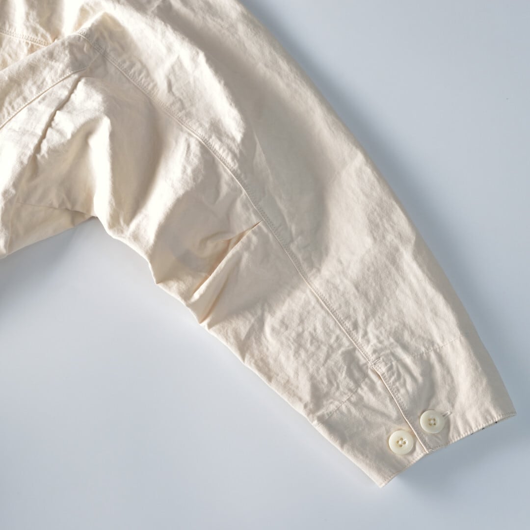 快晴堂 カイセイドウ HAYATE マリンデッキクルーヤッケ・アッシュアイボリー【送料無料】