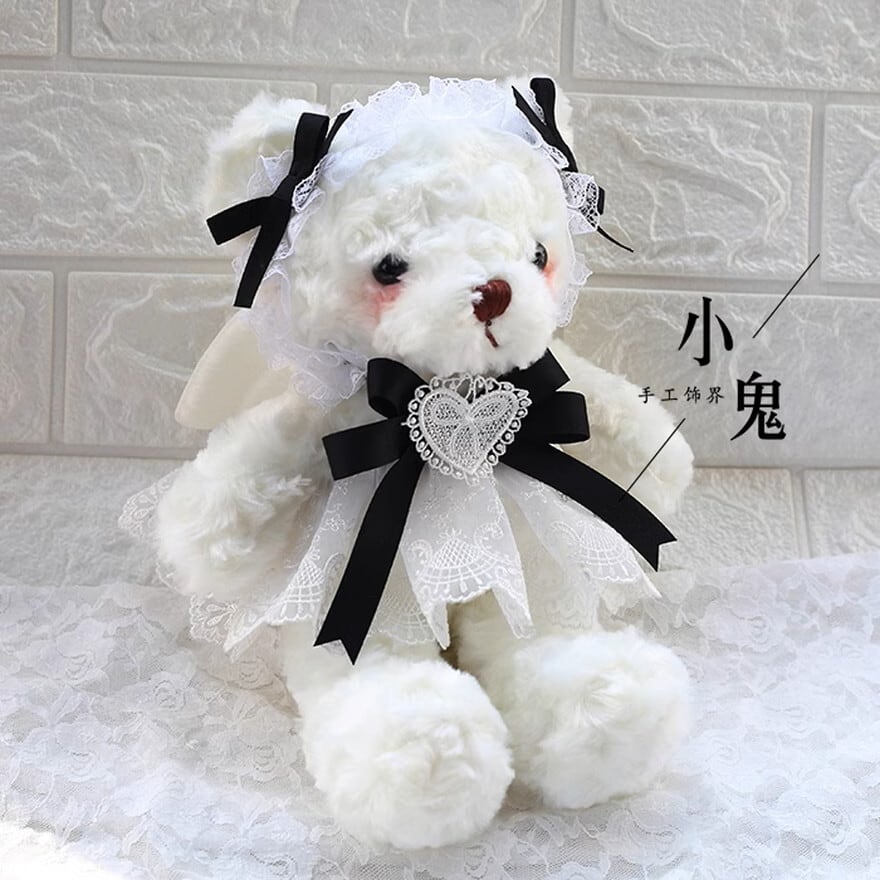 サブカル 服 地雷系 通販 ぬいぐるみ くまちゃん もふもふ ふわふわ熊 かわいい 服 ロリィタ服