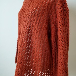 【USED】ニットセーター　美品！　可愛い　春ニットカラー　美品