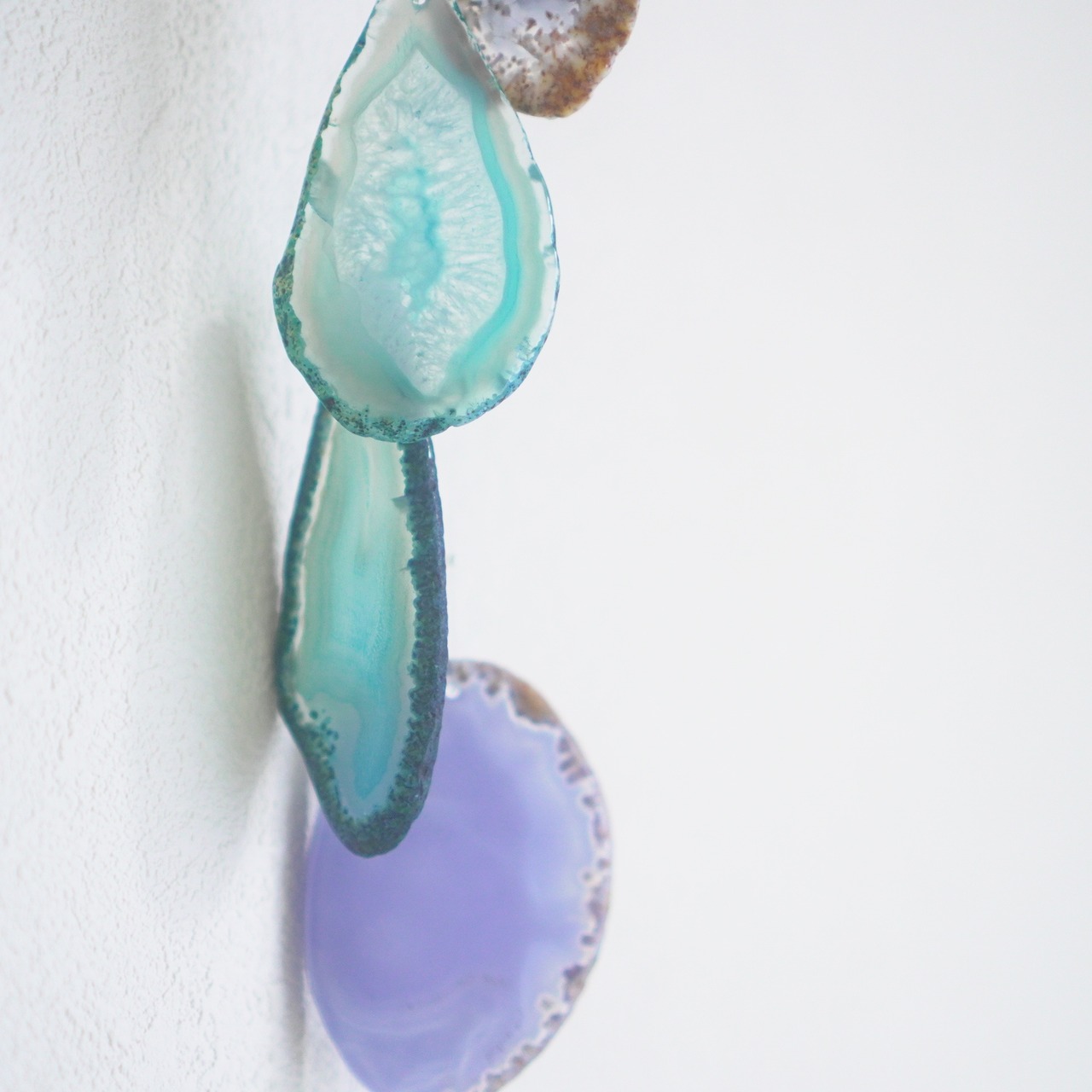 Ice Water 09 - アゲートヒーリングチャイム / Agate Sun Catcher Wind Chime 399