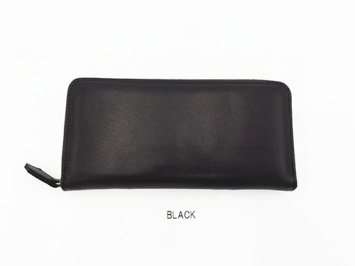 BOOK Round Zip Long Wallet　Black