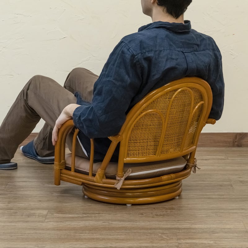 【ワンプライス】【ビンテージ】ロッキングチェア　背もたれクッションダブル付き ワンプライス】【ビンテージ】ロッキングチェア 背もたれクッション