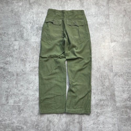 60s アメリカ軍 実物 OG-107 ベイカーパンツ 32/31 詳細写真10