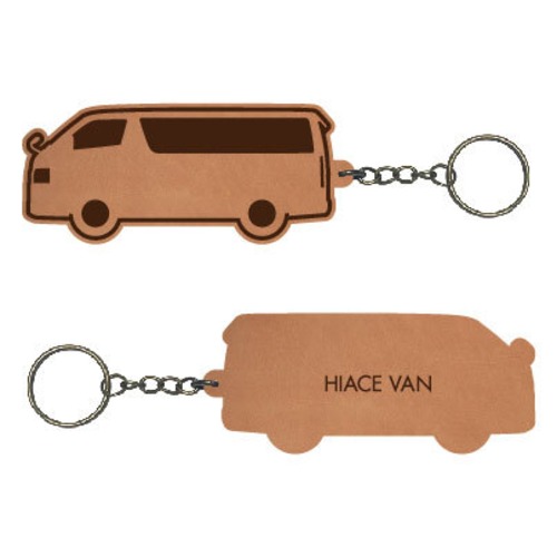 ハイエースバン【200系】レザーキーホルダー