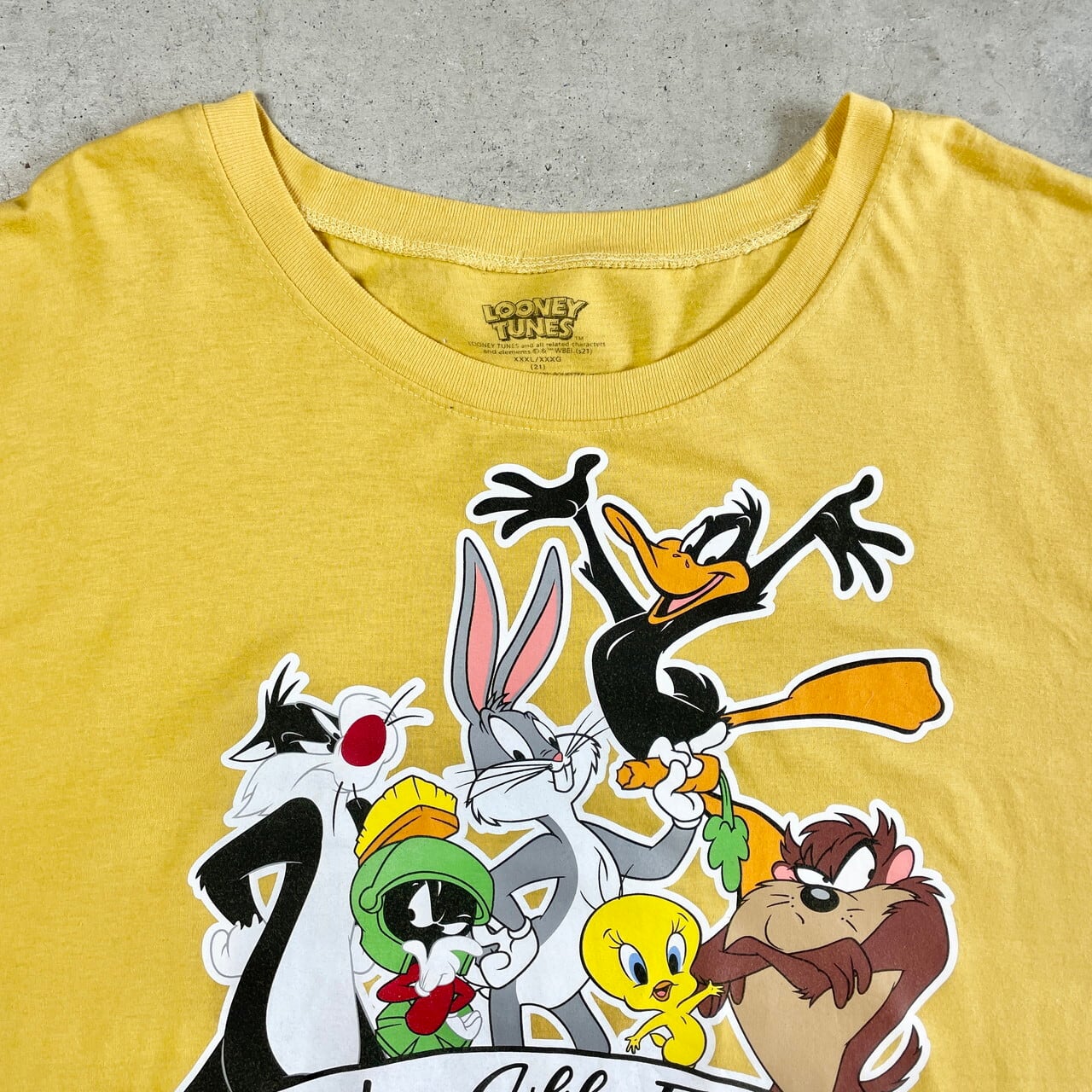 ビッグサイズ ルーニー・テューンズ キャラクター プリントTシャツ