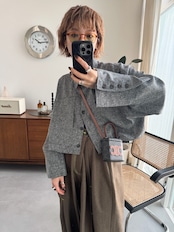 adjuster color stitch suspenders PT/moca