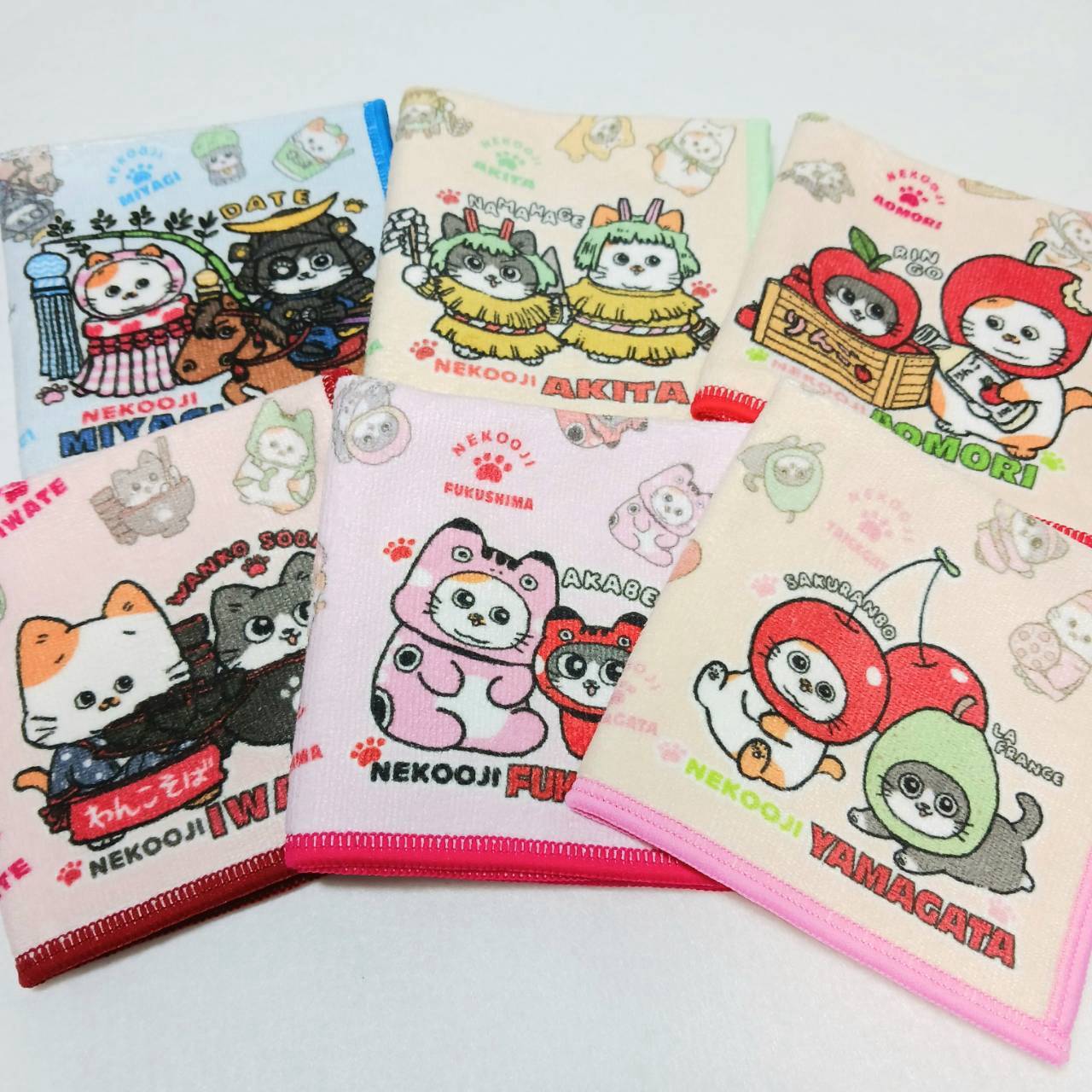 ねこに転生したおじさん岩手 ハンカチ | TORCH-Online Shop-