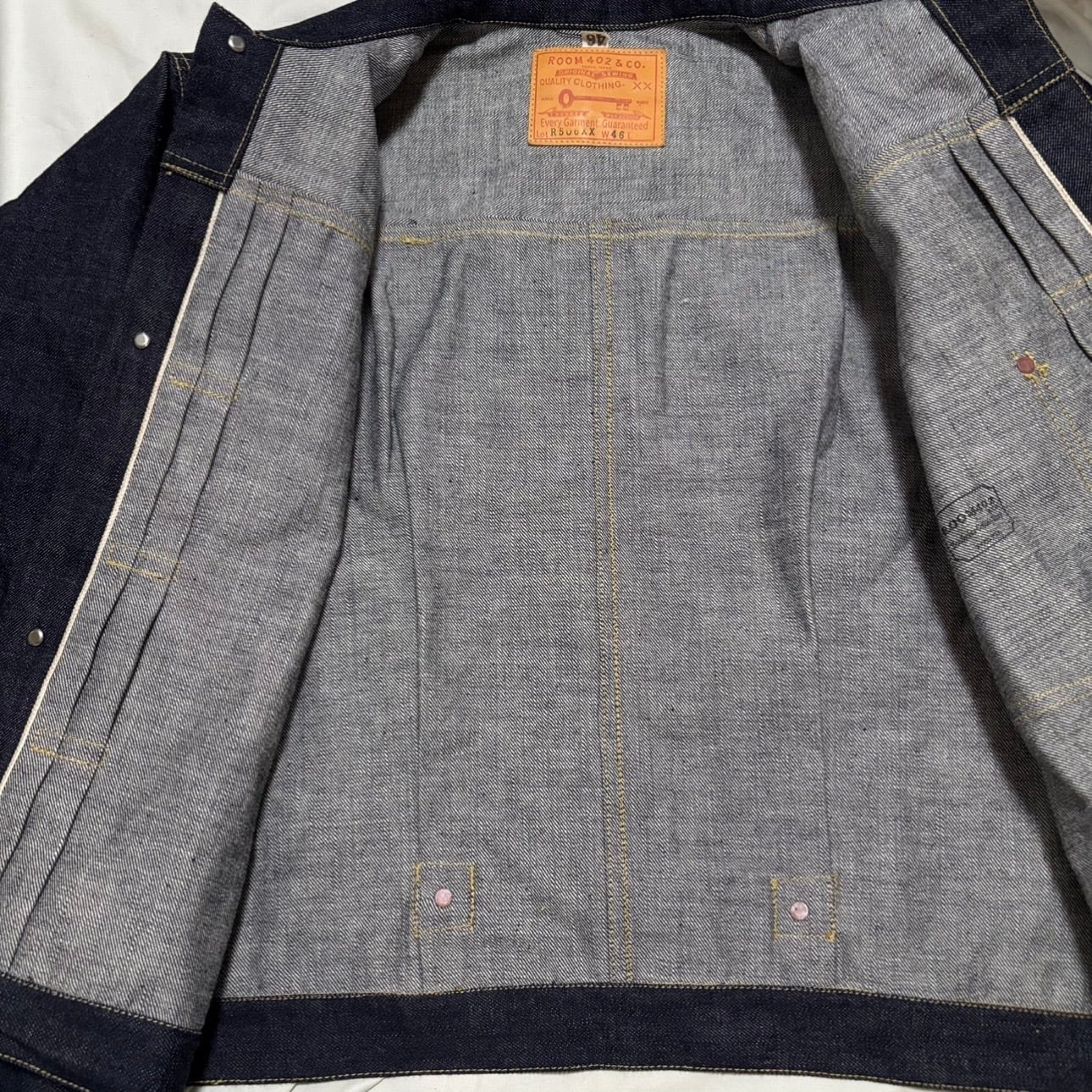 ハンドメイド 大戦モデル 46XL 1st デニム Tバック R506XX WWⅡ | ROOM402