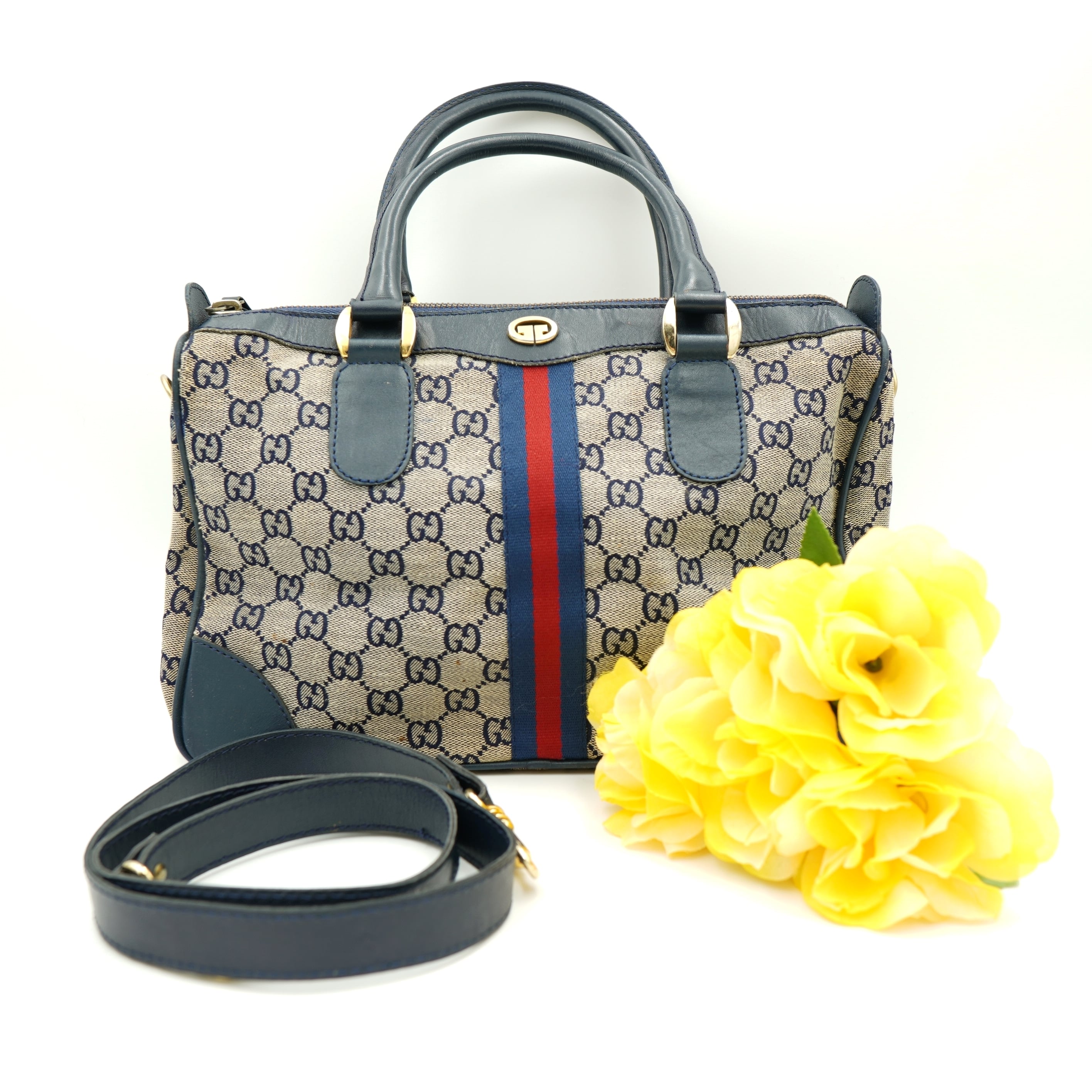 GUCCI グッチ オールドグッチ ハンドバッグ ミニボストン 2way ...