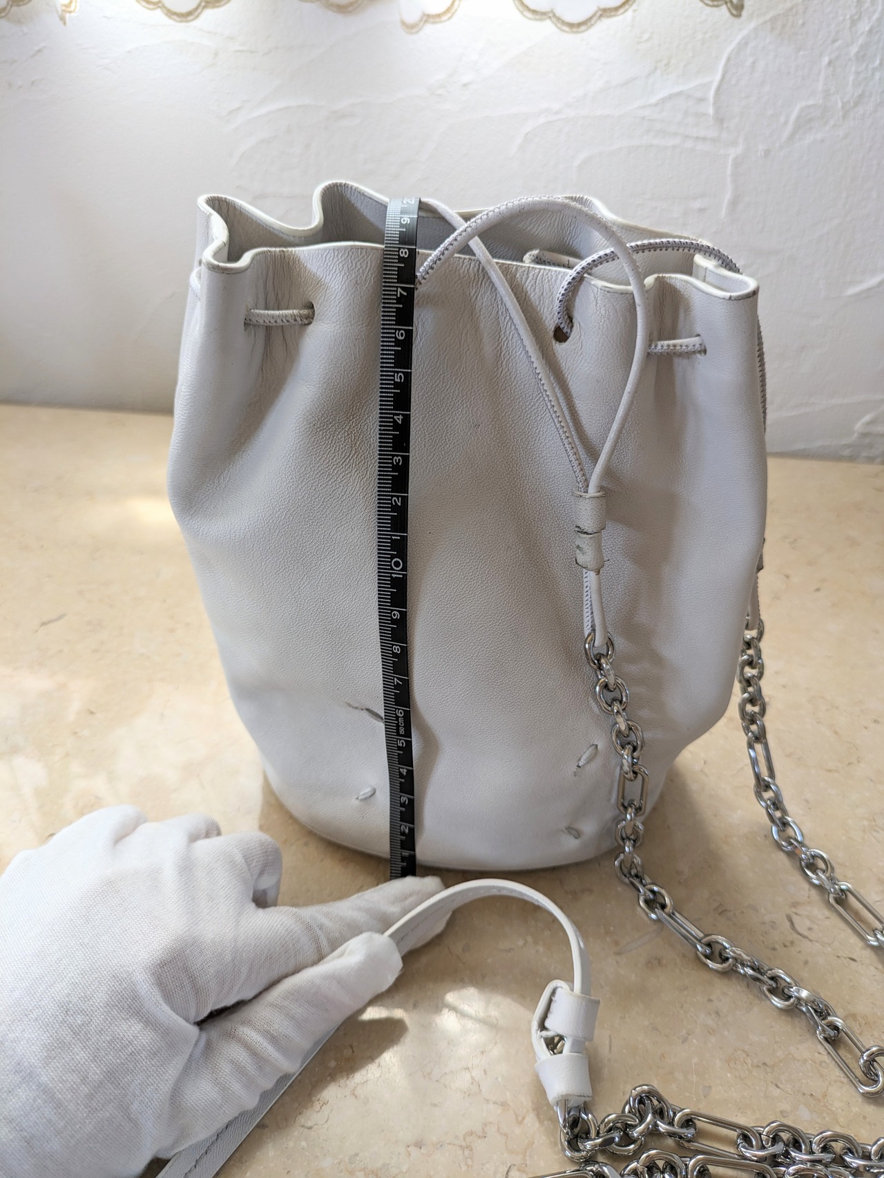 Maison Margiela Tabi レザー バケットバッグ メゾンマルジェラ 