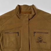 GREENCLUBS グリーンクラブ キャラ刺繍 裏キルティング 中綿 フェイクスウェード ジャケット ブルゾン サイズ 1 /キャメル/ライカ/日本製