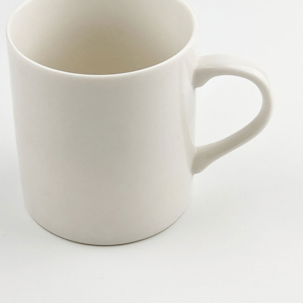 マグカップ ネームプリント用(ホワイト)DISHES-01