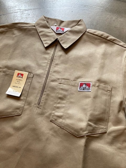 BEN DAVIS USA half zip work shirts / ベンデイビス アメリカ企画