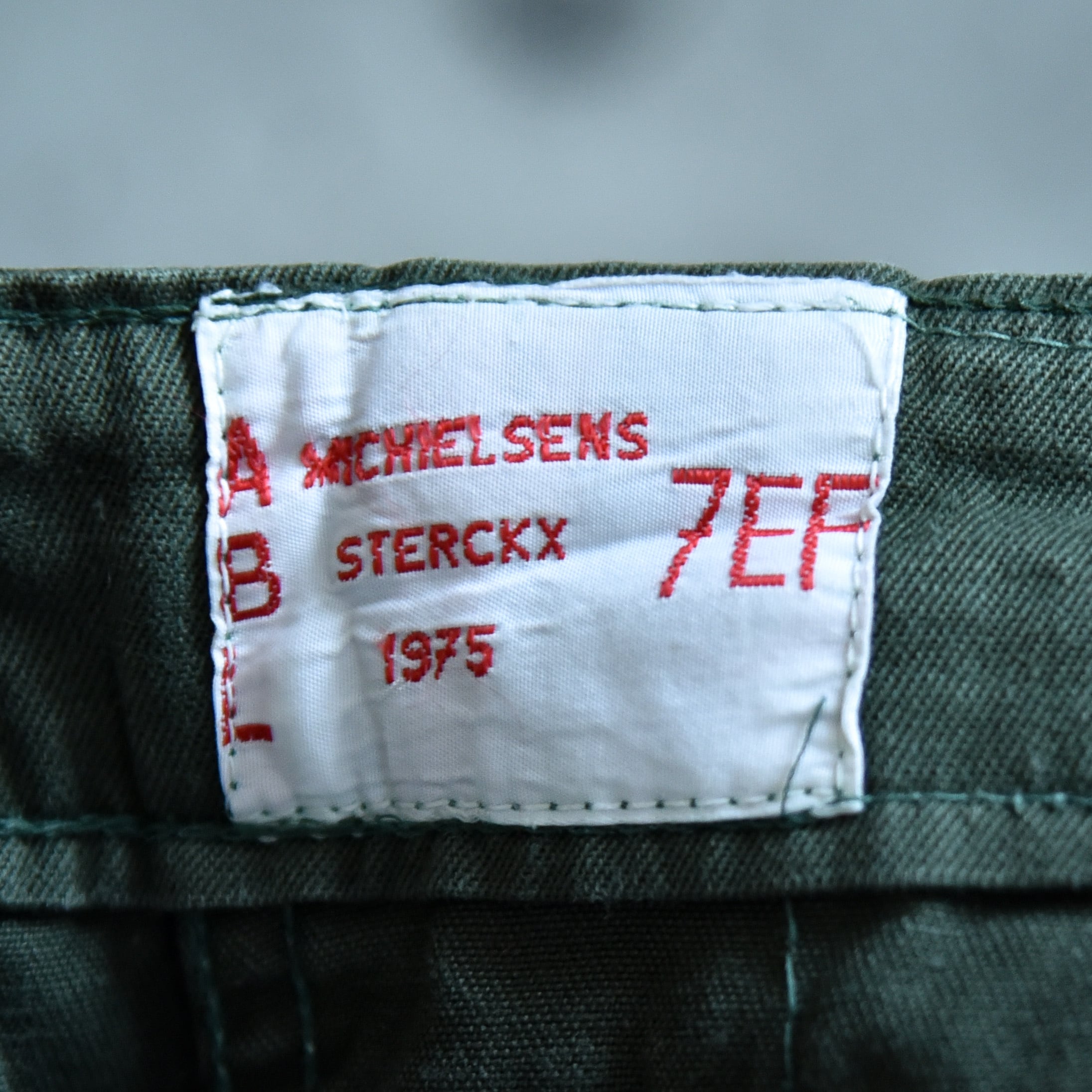 70s Belgian Army Field Pants ベルギー軍 フィールドパンツ カーゴ