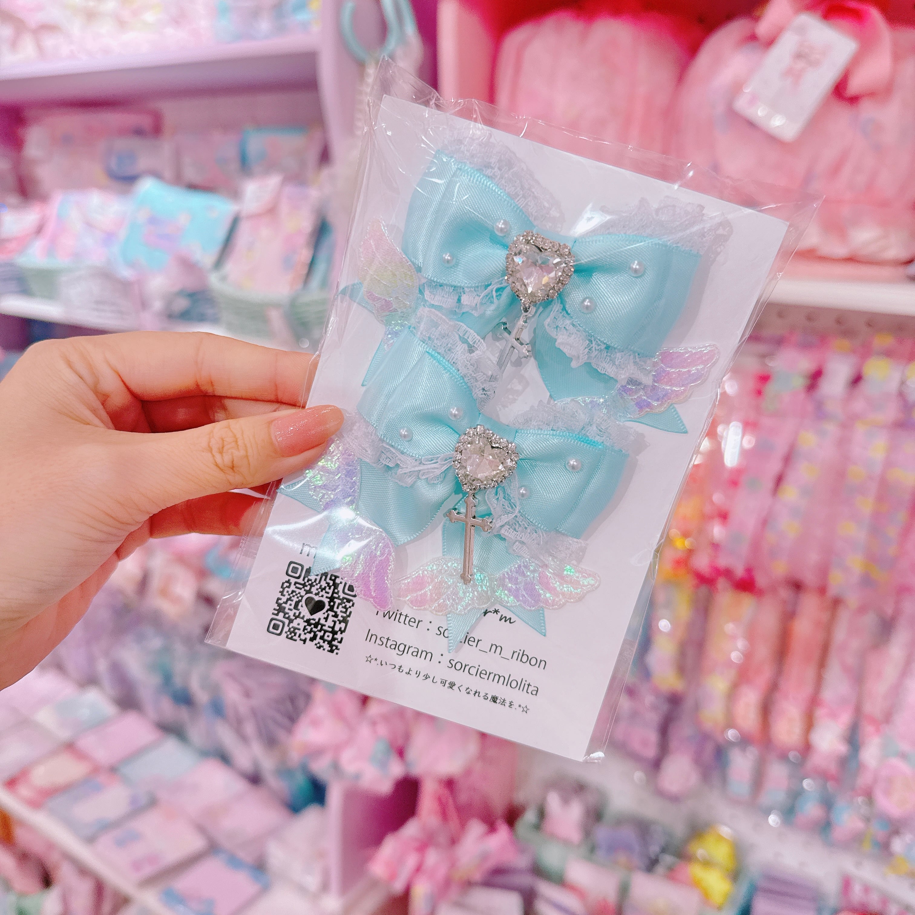 【E10】7-24ツインヘアクリップ