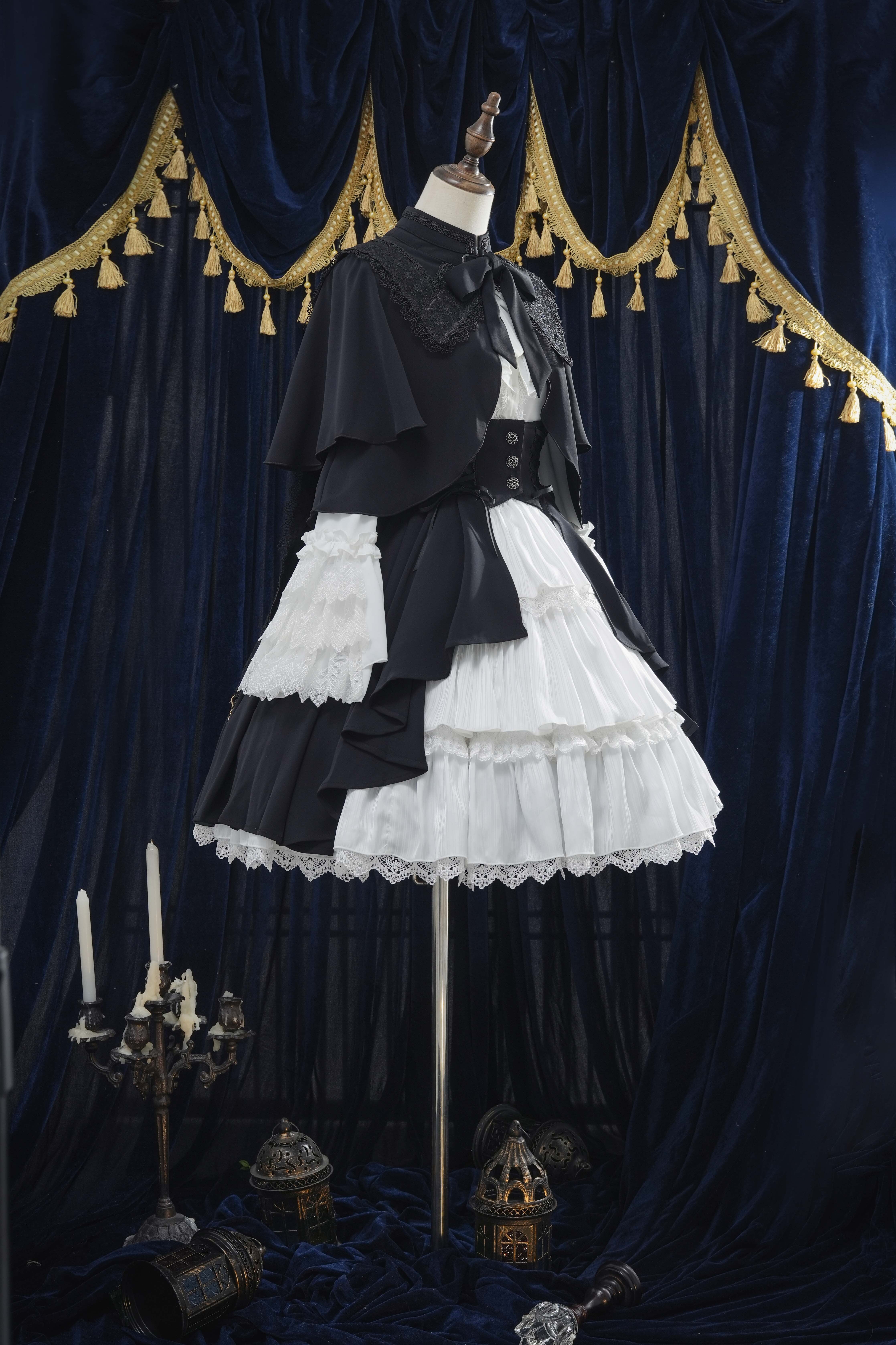 星夜の旅 フリルティアードスカート | HoshibakoWorks