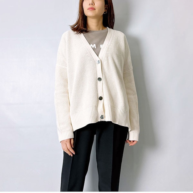 siro de labonte シロ デ ラボンテ cotton side slit cardigan R413101 2024春夏新作[送料無料]