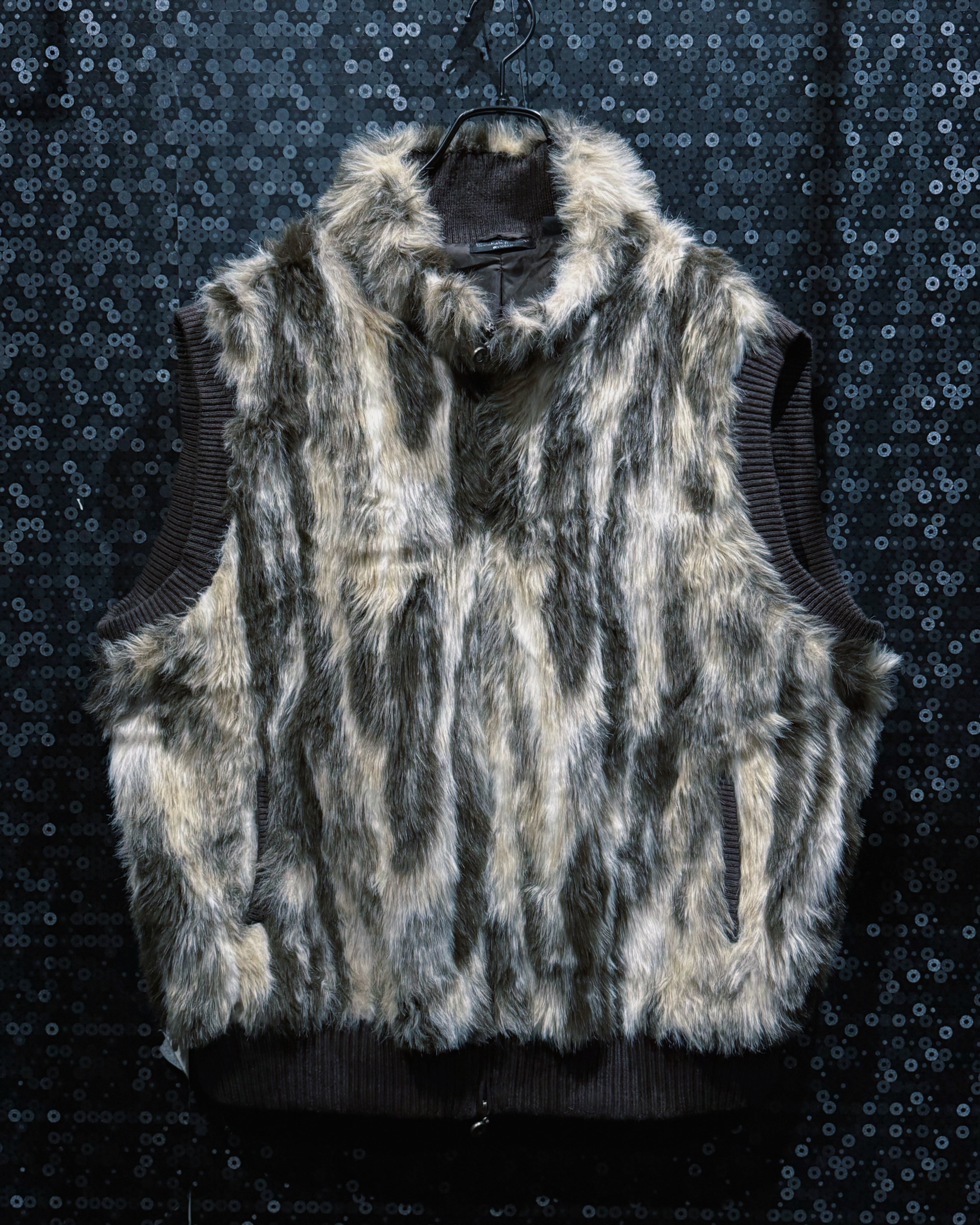 【ÆIEM】vintage “Essentials By Milano” faux fur vest
