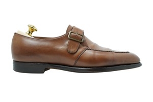 【EDWARD GREEN】Single Monk Strap Brown 5h E (Second Hand)