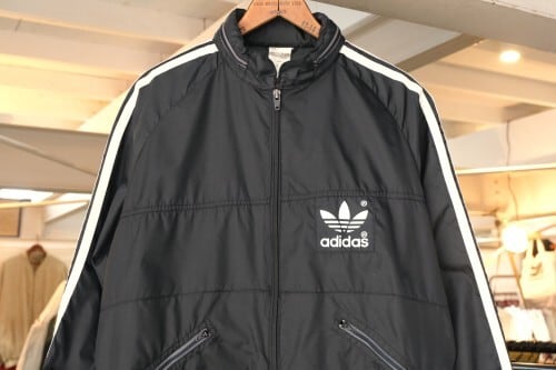 80's adidas monotoned zip up nylon Jacket 80's adidas monotoned zip up nylon Jacket