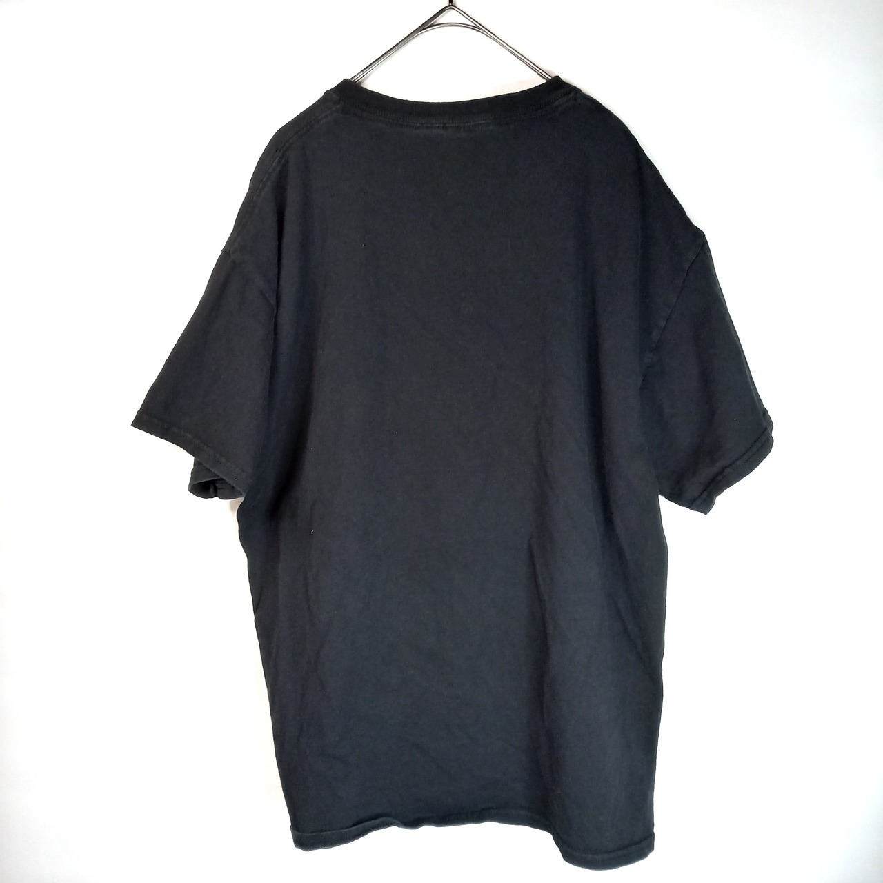 ギルダン　半袖　プリントTシャツ　ブラック　メンズ　L