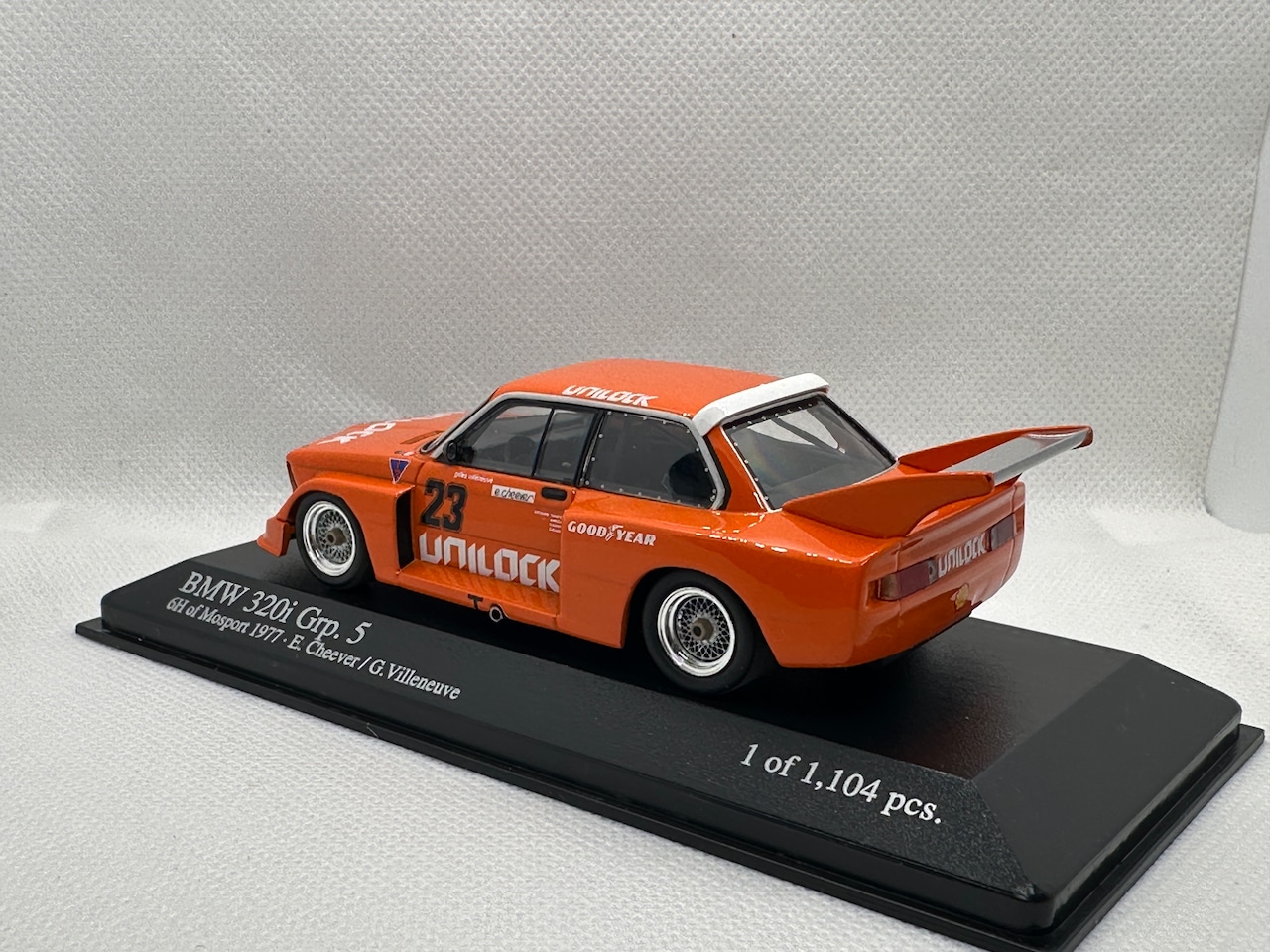 【ミニチャンプス】 1/43 BMW 320i グループ5 モースポート6時間レース 1977 買取品