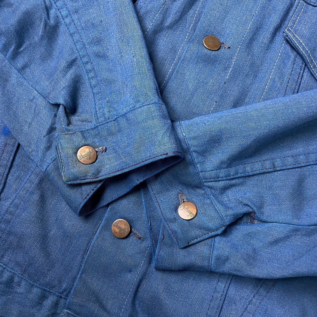 70年代 Wrangler ラングラー トラッカージャケット ポリコットン 
